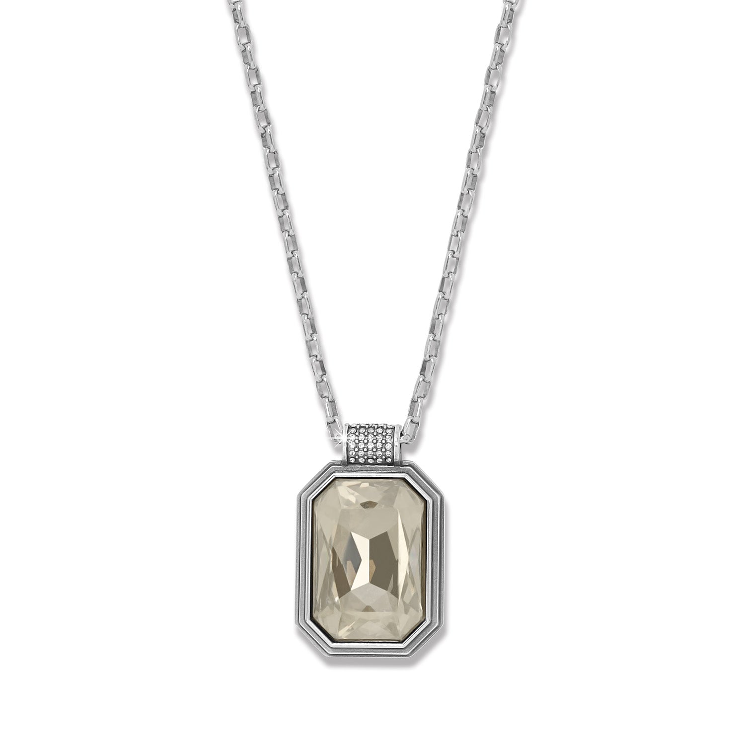 Brighton Meridian Aurora 67 Crystal Pendant Necklace - Silver - Juli's Wearable Art
