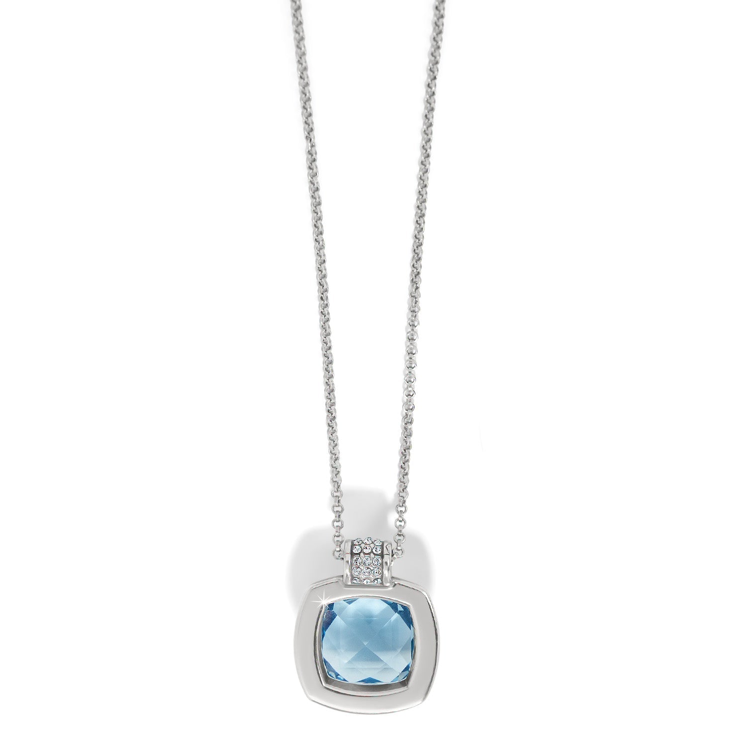 Brighton Meridian Aurora Large Necklace | Aqua Crystal - Juli's Wearable Art