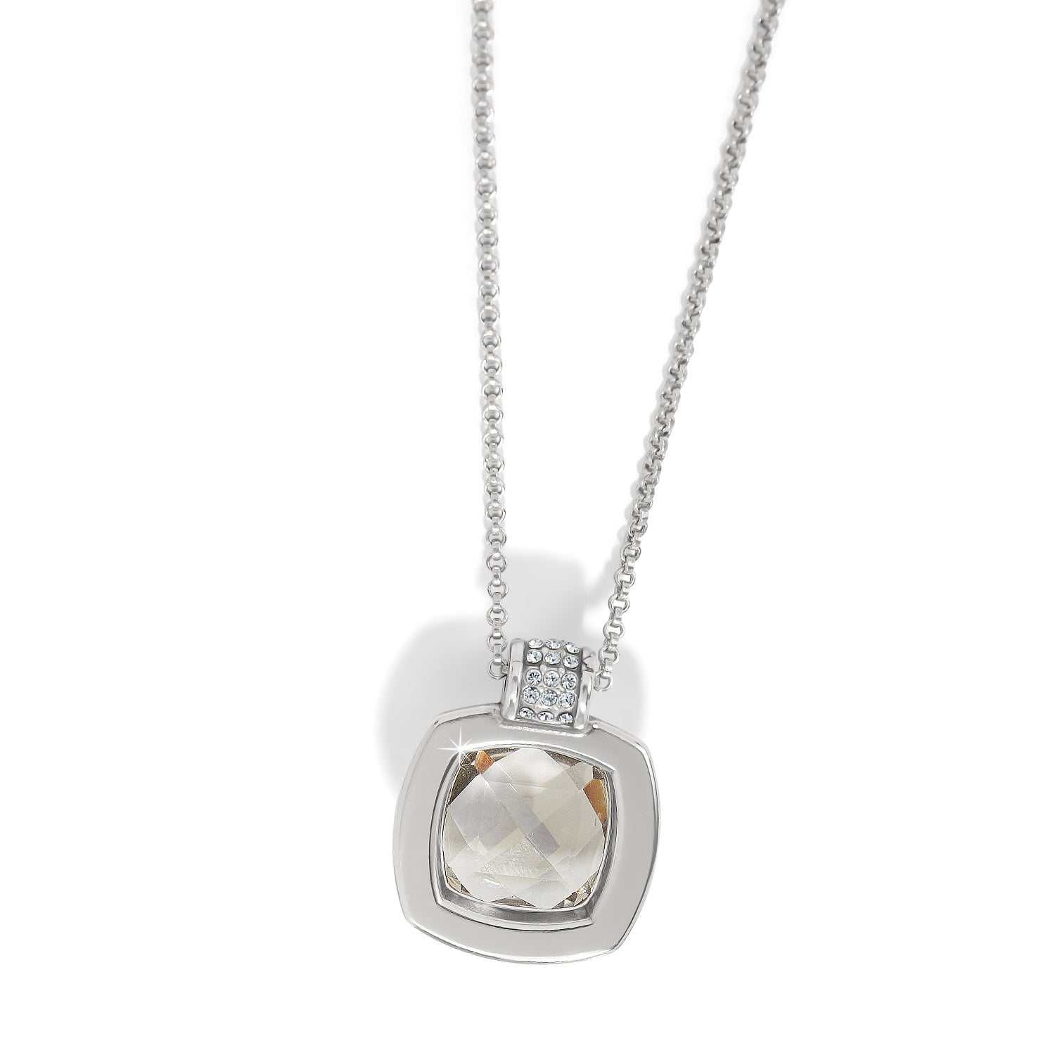 Brighton Meridian Aurora Large Necklace | Clear Crystal