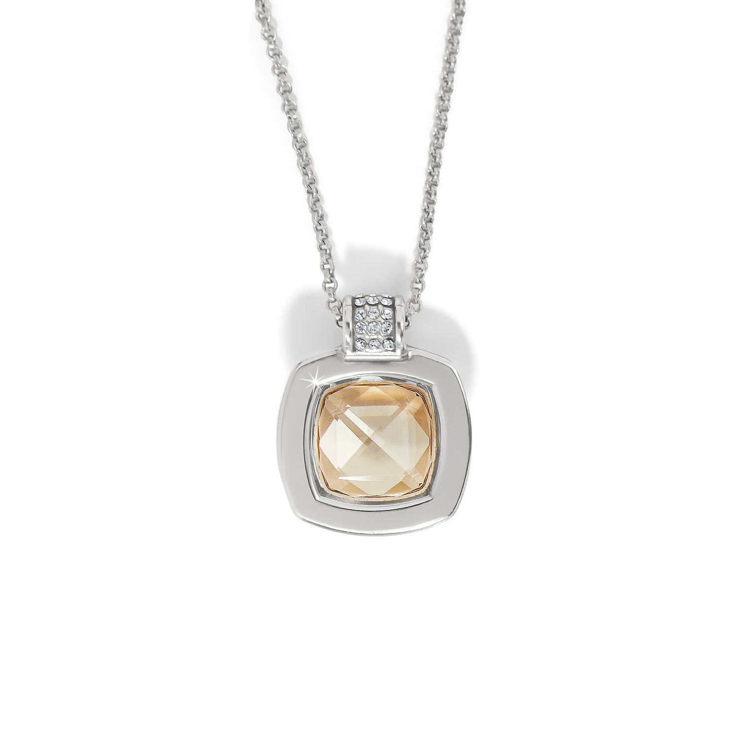 Brighton Meridian Aurora Large Necklace | Golden Shade Crystal - Juli's Wearable Art