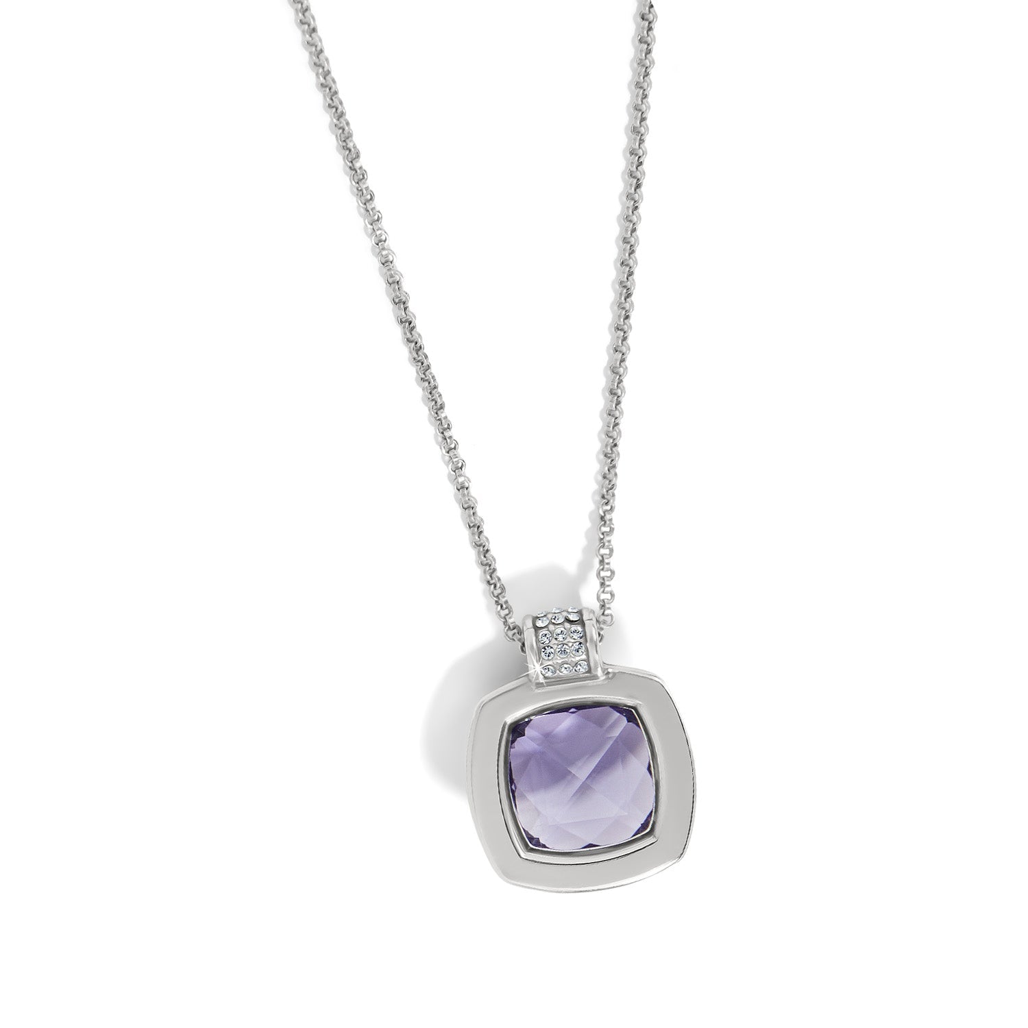 Brighton Meridian Aurora Large Necklace | Purple Tanzanite Crystal - Juli's Wearable Art