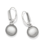 Brighton Meridian Aurora Leverback Earrings | Aqua Crystal - Juli's Wearable Art