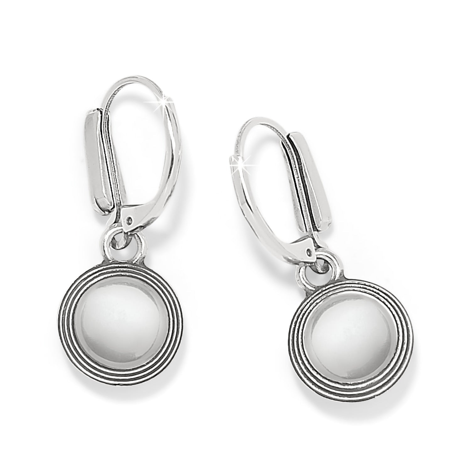 Brighton Meridian Aurora Leverback Earrings | Aqua Crystal - Juli's Wearable Art