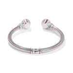 Brighton Meridian Aurora Petite Hinge Bangle | Silver - Juli's Wearable Art