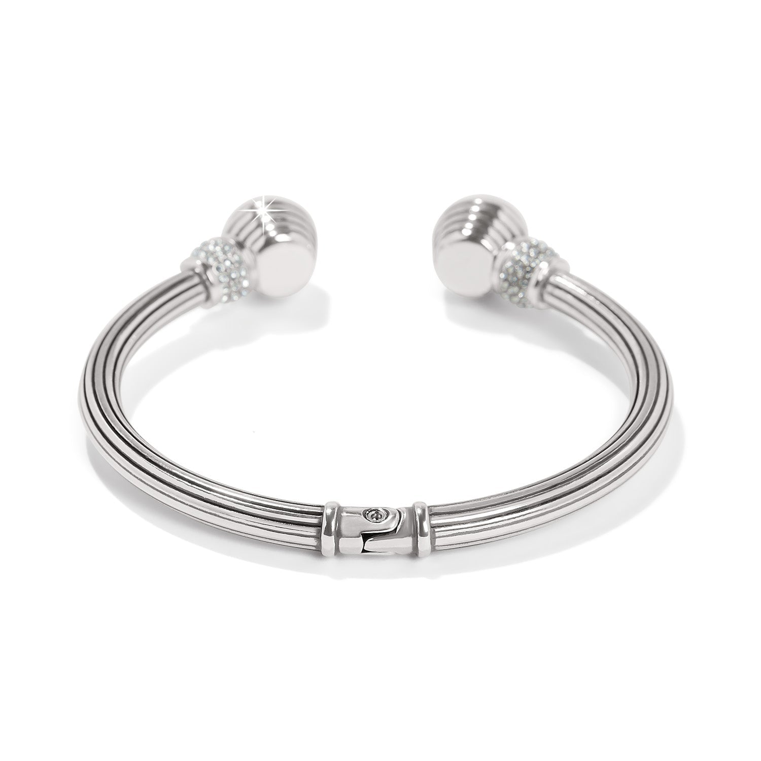 Brighton Meridian Aurora Petite Hinge Bangle | Silver - Juli's Wearable Art
