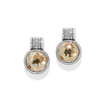 Brighton Meridian Aurora Petite Post Earrings | Silver - Golden - Juli's Wearable Art