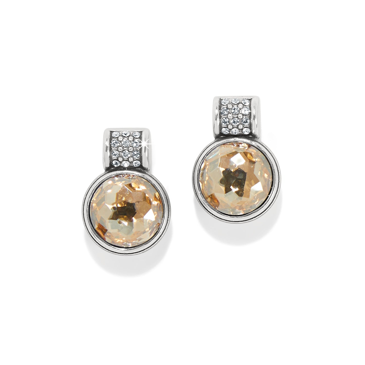 Brighton Meridian Aurora Petite Post Earrings | Silver - Golden - Juli's Wearable Art