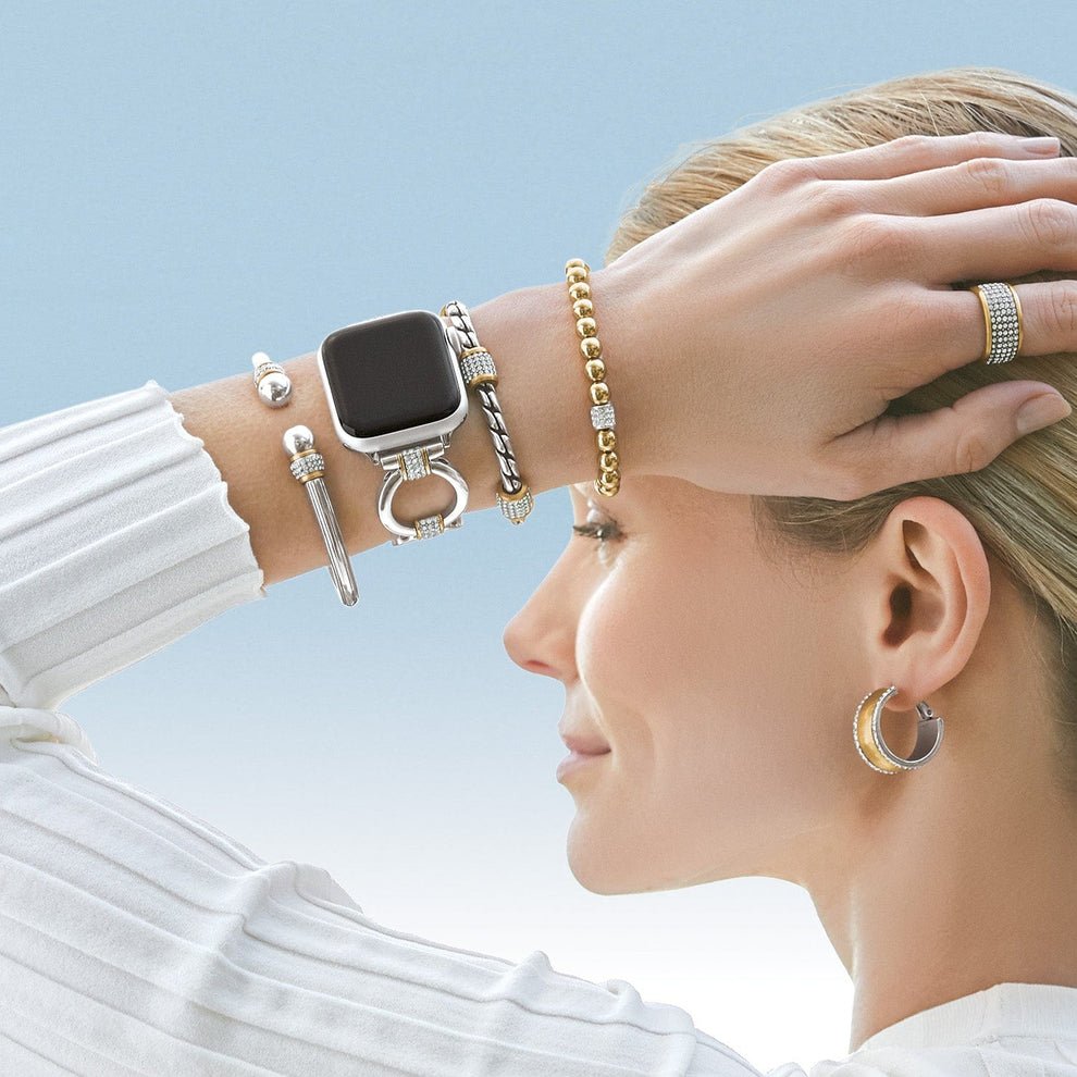 Brighton Meridian Bracelet – Silver & Gold - Juli's Wearable Art