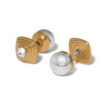 Brighton Meridian Etage II Square Post Earrings - Juli's Wearable Art