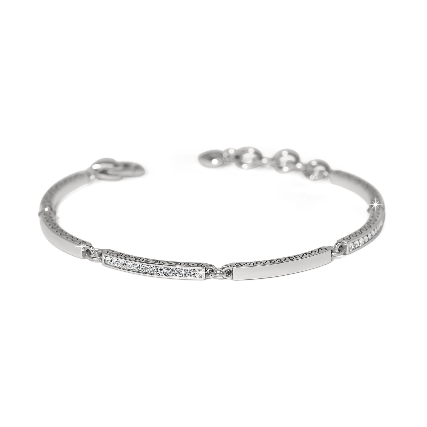 Brighton Meridian Geo Bar Bracelet | Silver