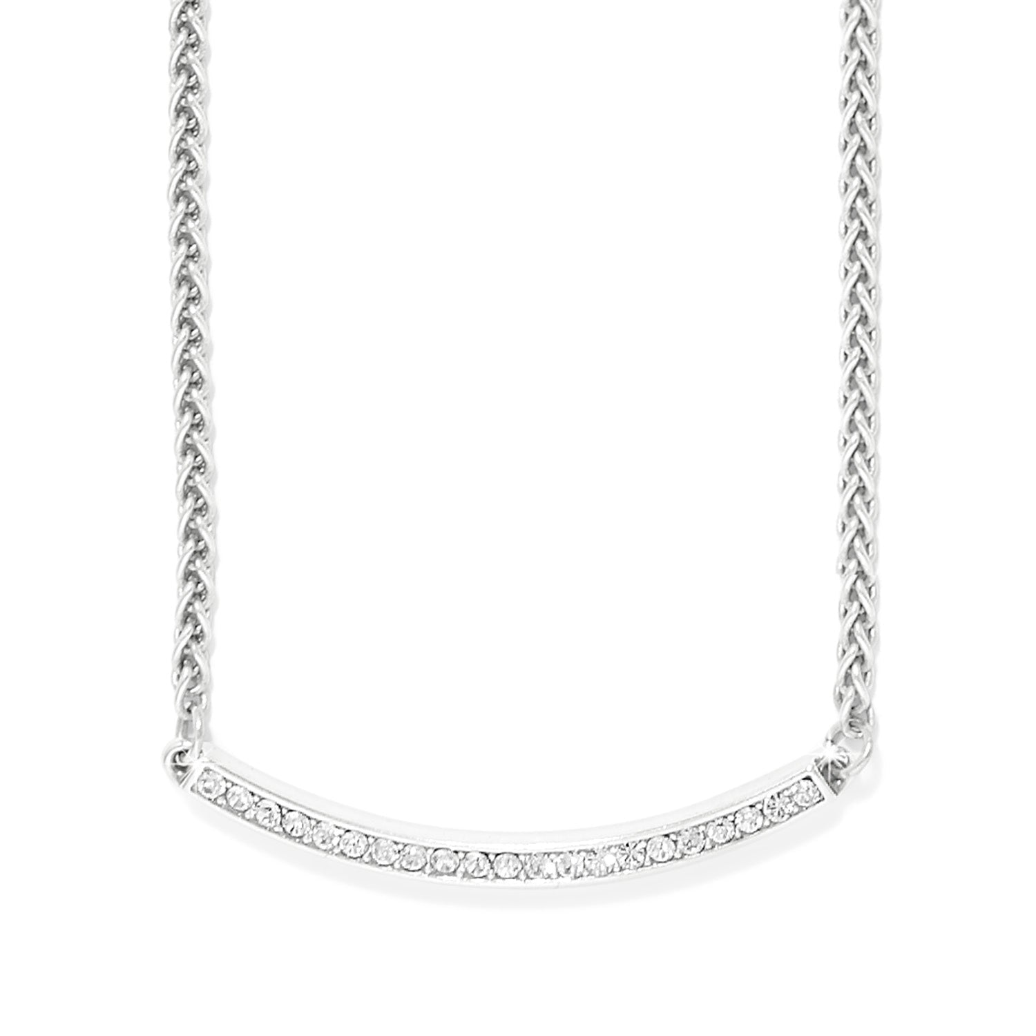 Brighton Meridian Geo Bar Necklace | Silver