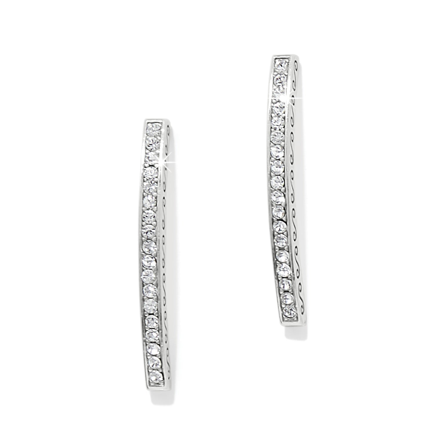 Brighton Meridian Geo Bar Post Earrings | Silver