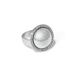 Brighton Meridian Geo Dew Domed Silver Ring - Juli's Wearable Art