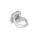 Brighton Meridian Geo Dew Domed Silver Ring - Juli's Wearable Art