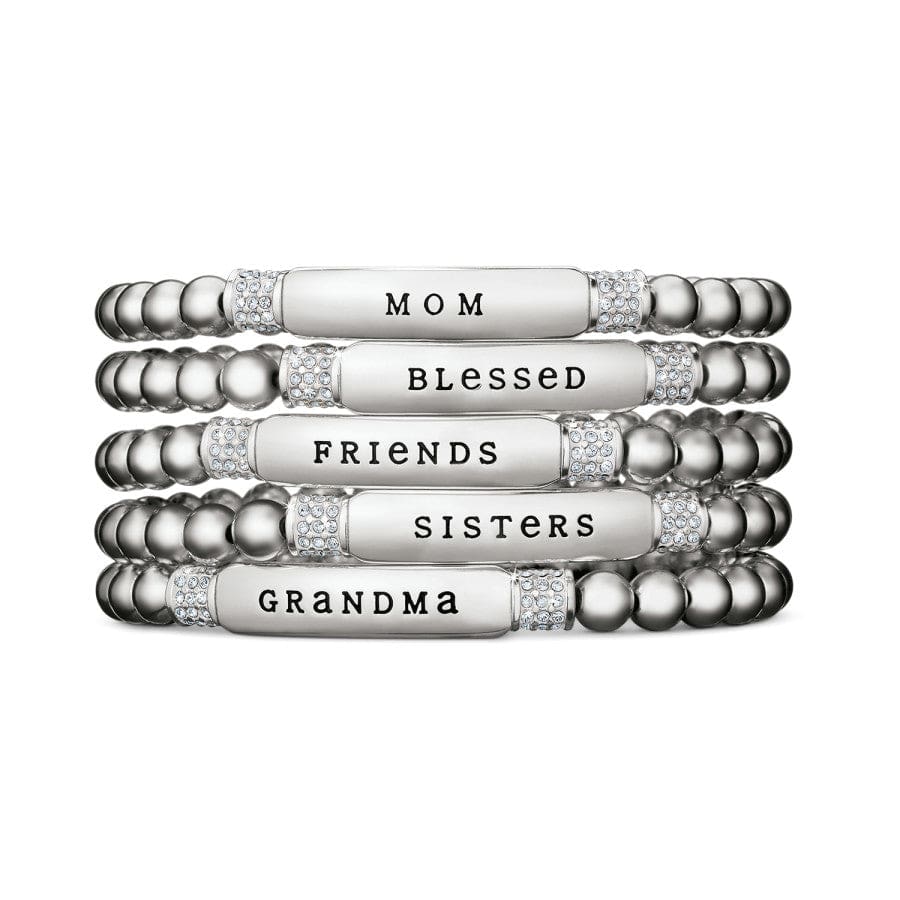 Brighton Meridian Grandma Petite Stretch Bracelet – Silver - Juli's Wearable Art