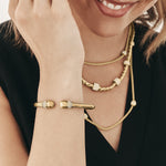 Brighton Meridian Open Hinged Bangle - Juli's Wearable Art