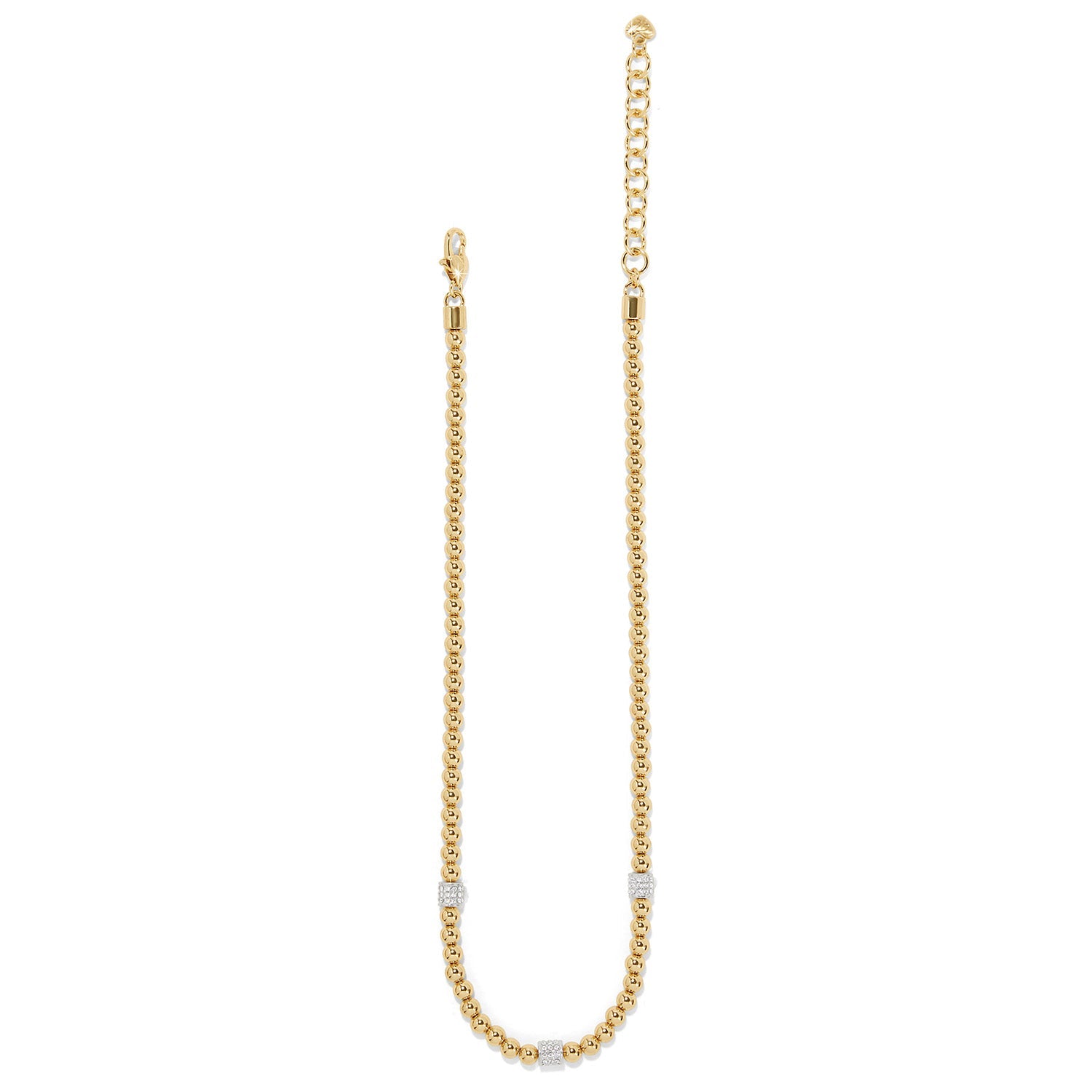 Brighton Meridian Petite Beads Station Necklace | Gold - Juli's Wearable Art