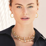 Brighton Meridian Petite Beads Station Necklace | Gold - Juli's Wearable Art