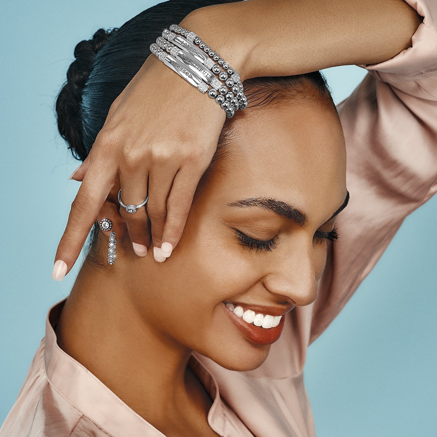 Brighton Meridian Petite Blessed Stretch Bracelet - Juli's Wearable Art