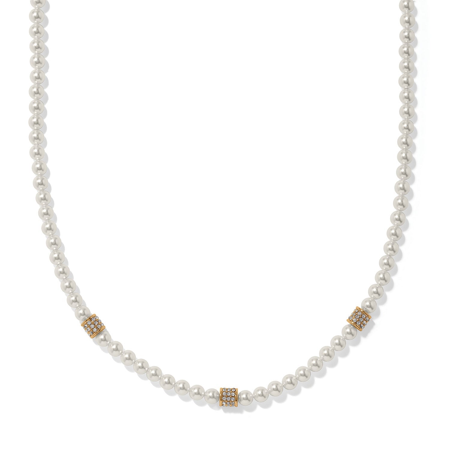 Brighton Meridian Petite Pearl Station Necklace