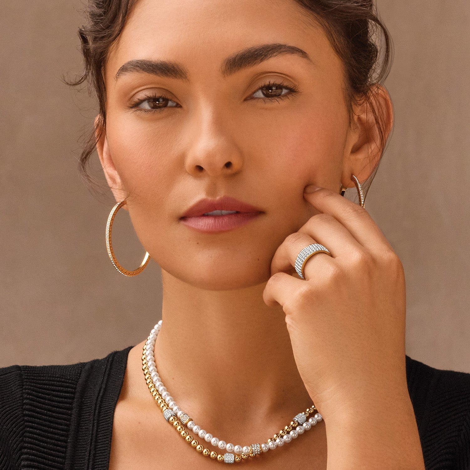 Brighton Meridian Petite Pearl Station Necklace