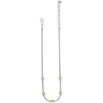 Brighton Meridian Petite Short Necklace - Silver & Gold - Juli's Wearable Art