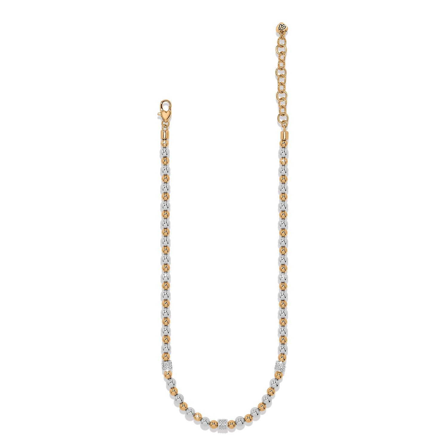 Brighton Meridian Petite Station Necklace | Two Tone