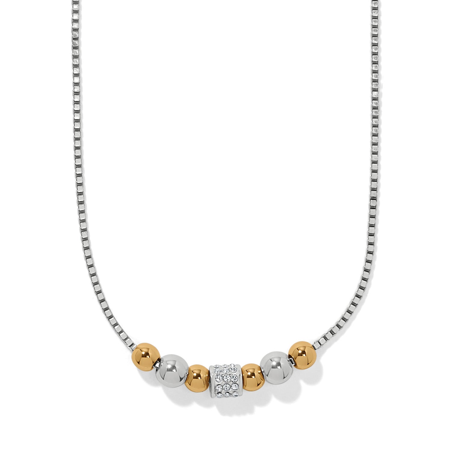 Brighton Meridian Petite Station Small Necklace | Two Tone