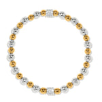 Brighton Meridian Petite Two - Tone Stretch Bracelet - Juli's Wearable Art