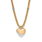 Brighton Meridian Petite Wave Heart Necklace | Gold - Juli's Wearable Art