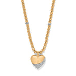 Brighton Meridian Petite Wave Heart Necklace | Gold - Juli's Wearable Art