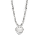 Brighton Meridian Petite Wave Heart Necklace | Silver - Juli's Wearable Art