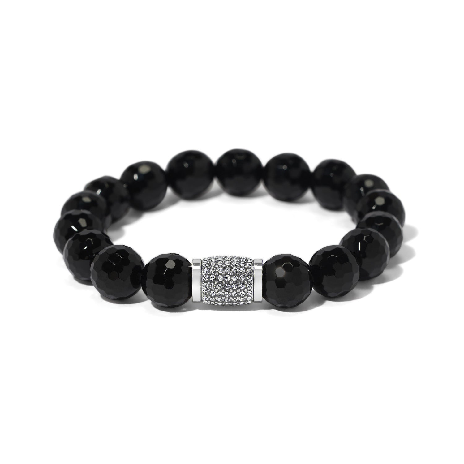 Brighton Meridian Solis Beaded Stretch Bracelet - Black - Juli's Wearable Art