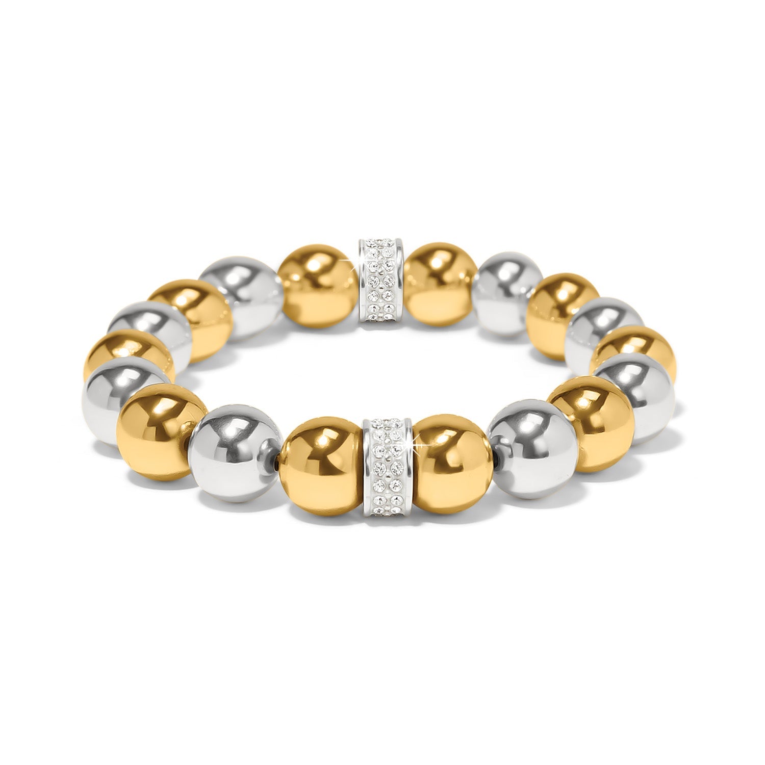 Brighton Meridian Stretch Bracelet - Two Tone - Juli's Wearable Art