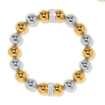 Brighton Meridian Stretch Bracelet - Two Tone - Juli's Wearable Art
