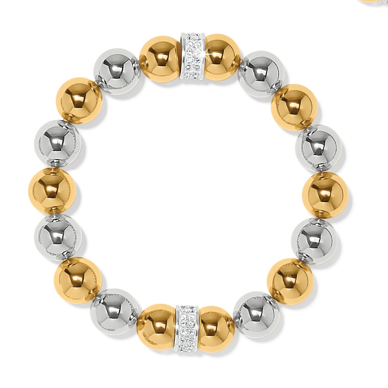 Brighton Meridian Stretch Bracelet - Two Tone - Juli's Wearable Art