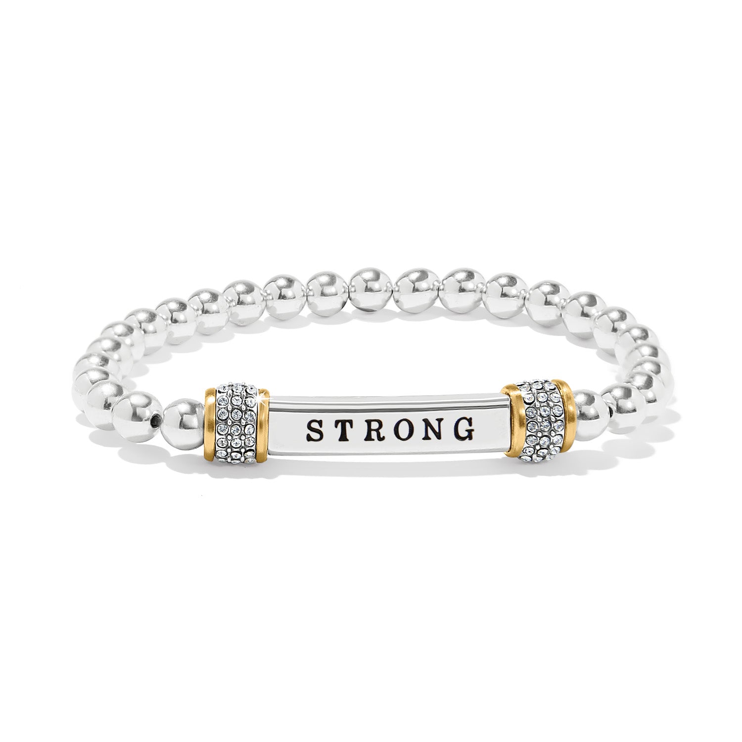 Brighton Meridian Strong Two Tone Stretch Bracelet - Juli's Wearable Art