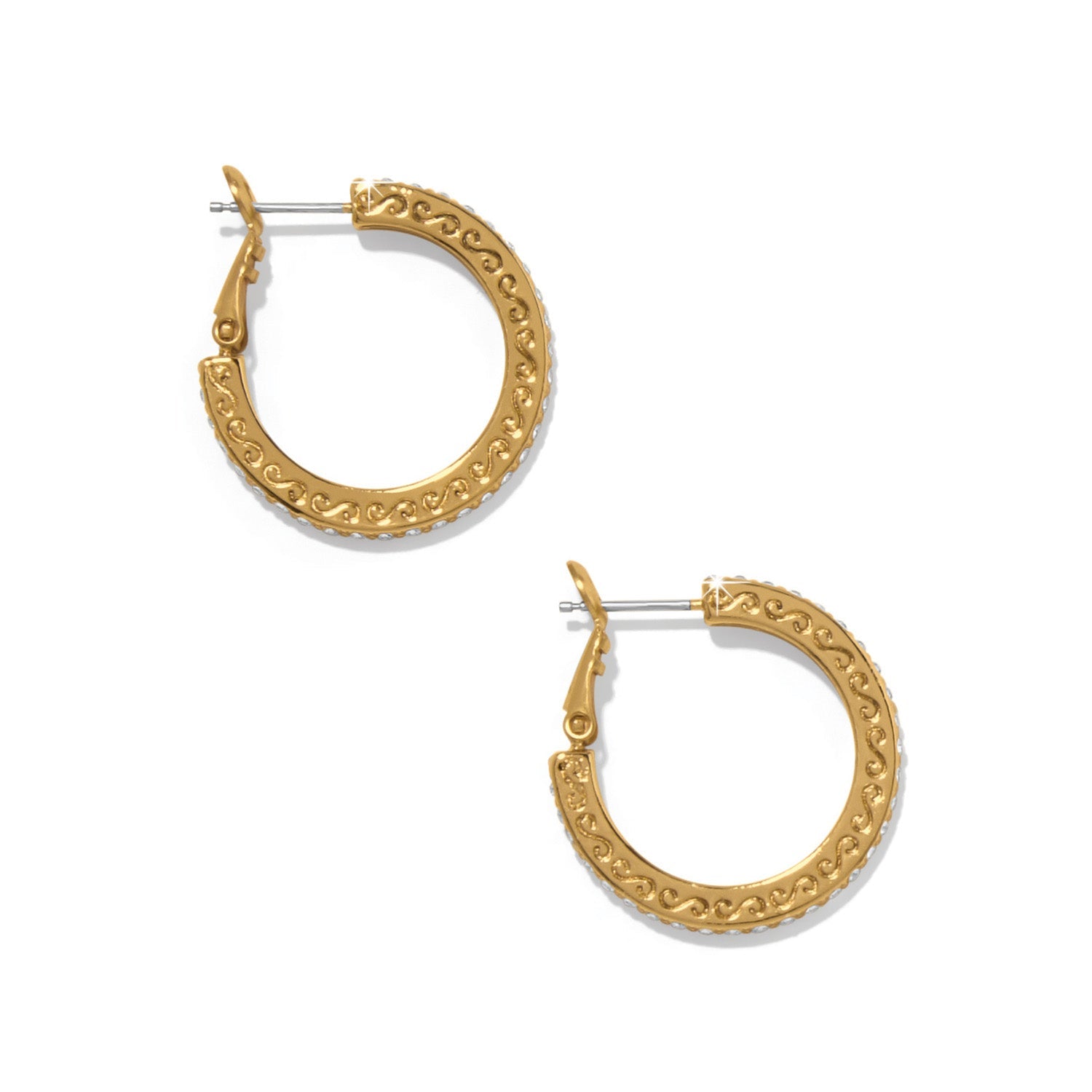 Brighton Meridian Thin Small Hoop Earrings | Gold - Juli's Wearable Art