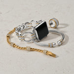Brighton Meridian Two - Tone Tempo Watch Band - Juli's Wearable Art