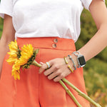 Brighton Meridian Two - Tone Tempo Watch Band - Juli's Wearable Art