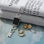Brighton Meridian Two - Tone Tempo Watch Band - Juli's Wearable Art
