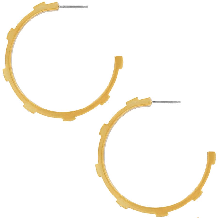 Brighton Meridian Zenith Station Hoop Earrings – Gold