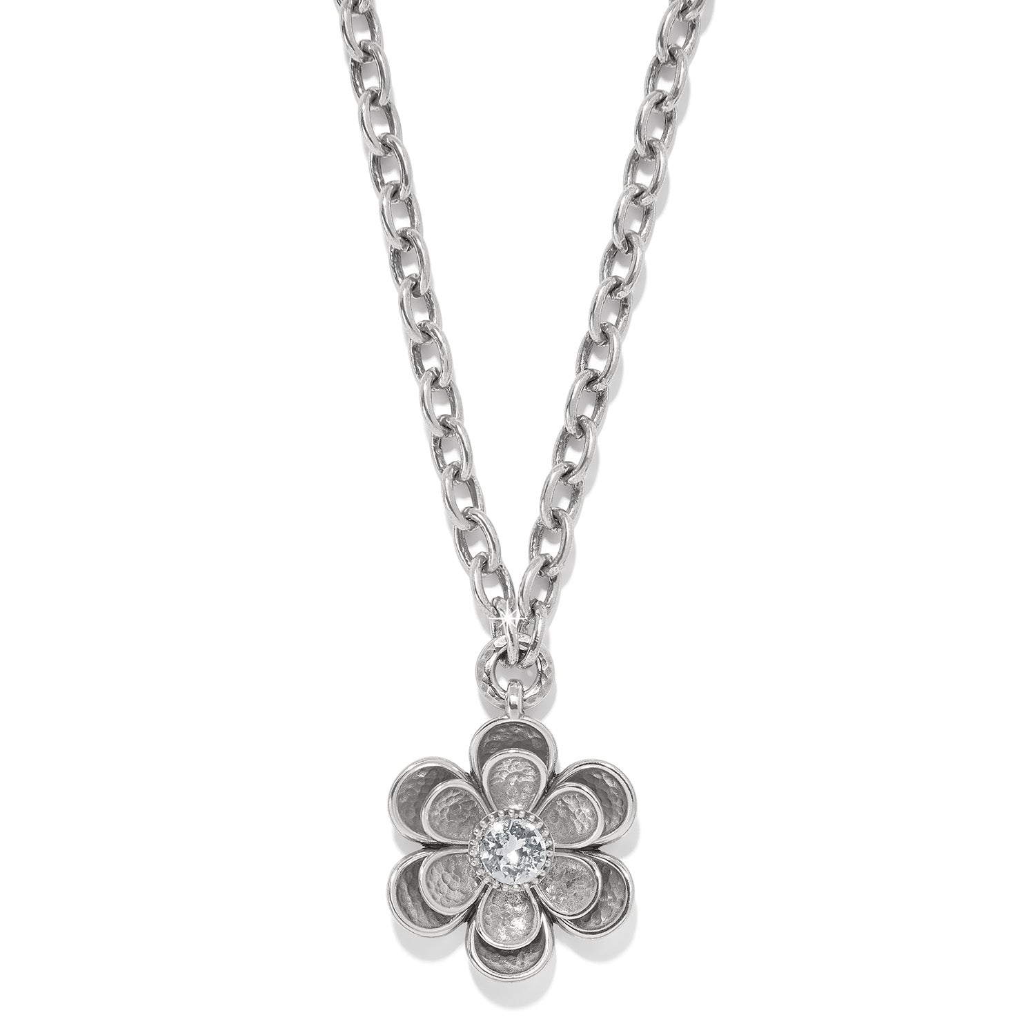 Brighton Metal Petal Pendant Necklace - Juli's Wearable Art