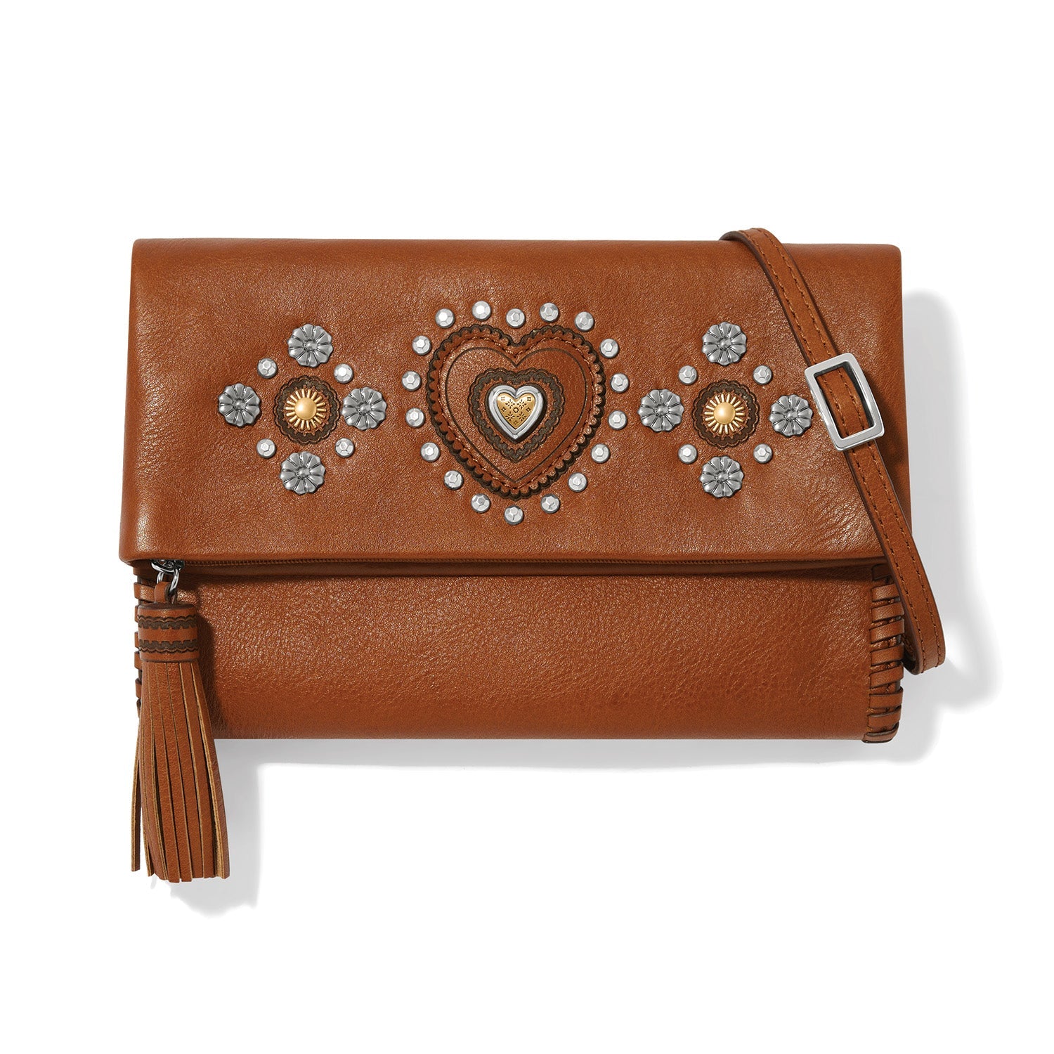 Brighton Mosaic Heart Clutch | Russet - Juli's Wearable Art