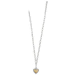 Brighton Mosaic Heart Two Tone Necklace - Juli's Wearable Art