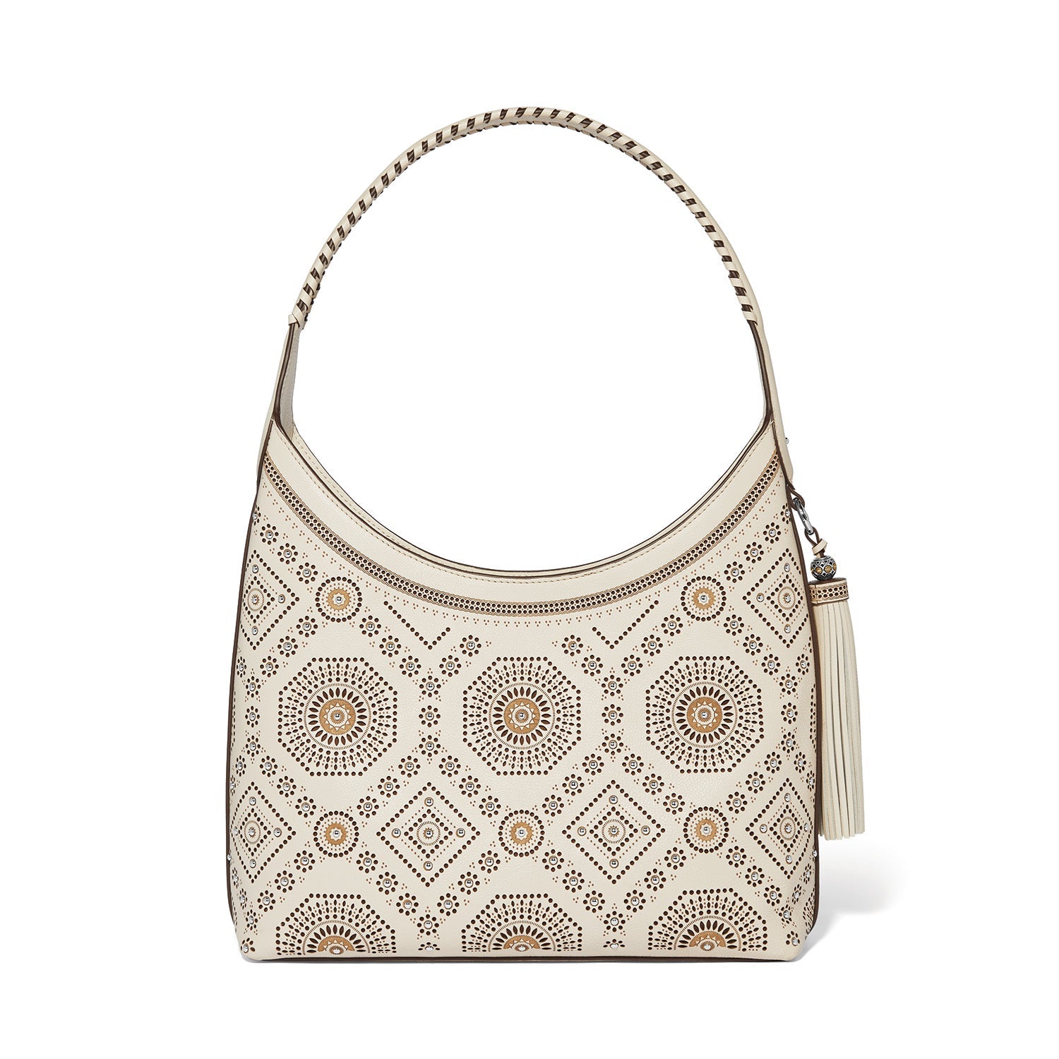 Brighton Mosaic Large Hobo | Shoe White
