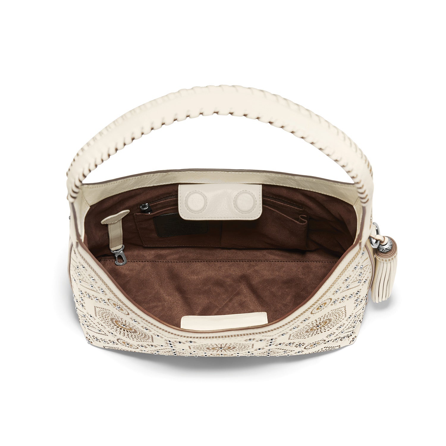 Brighton Mosaic Large Hobo | Shoe White - Juli's Wearable Art