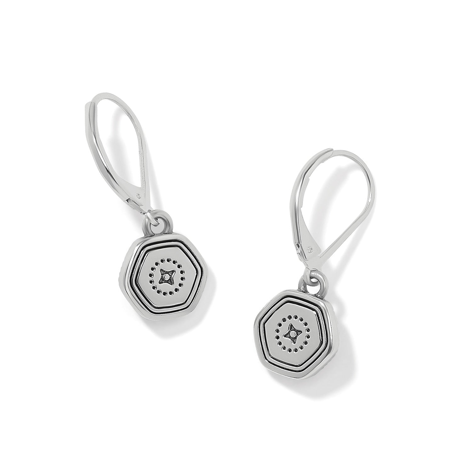 Brighton Mosaic Nova Mini Leverback Drop Earrings | Two Tone