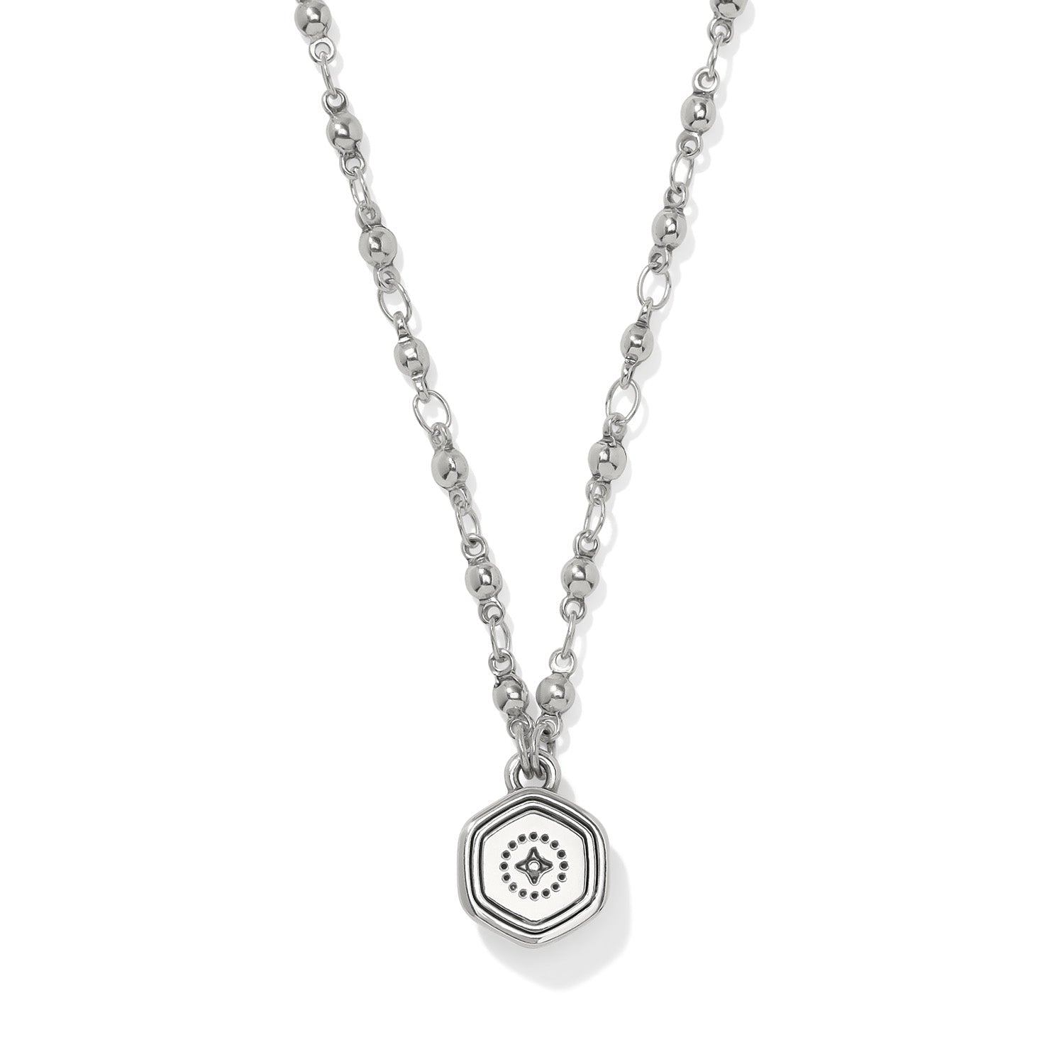 Brighton Mosaic Nova Mini Pendant Necklace | Two Tone