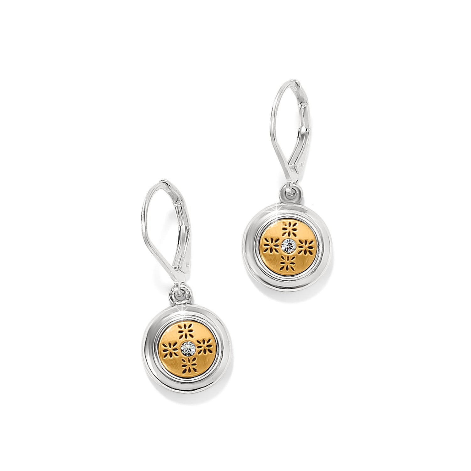 Brighton Mosaic Round Mini Leverback Earrings - Juli's Wearable Art